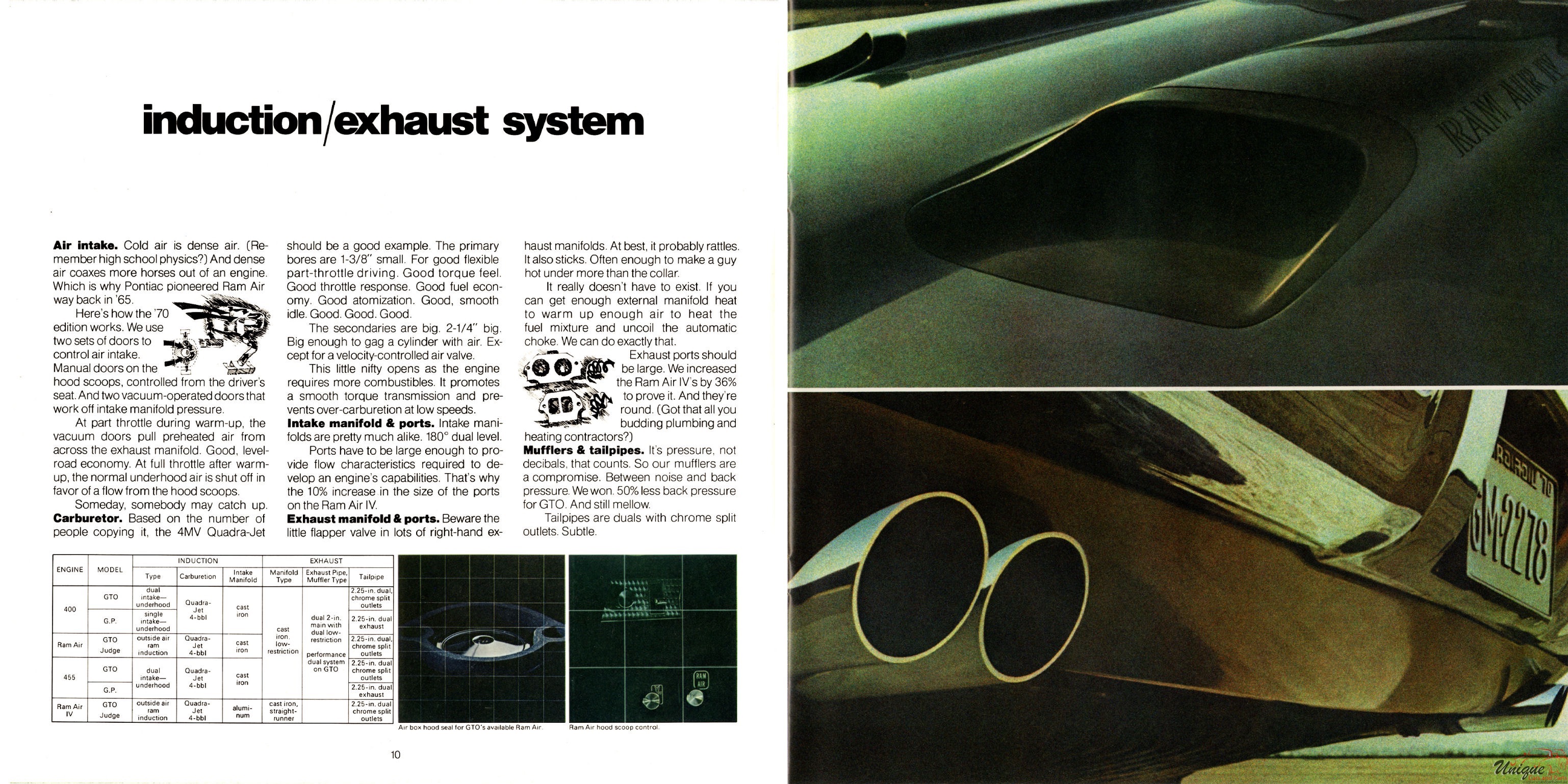 1970 Pontiac Performance Brochure Page 7